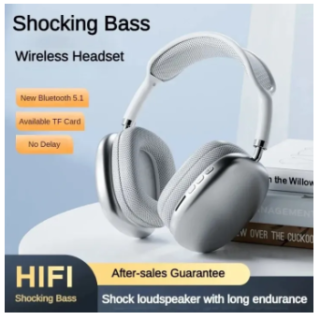 P9 Bluetooth Headset Wireless On Ear Headphones Deep Bass Noise Canceling with Microphone